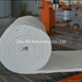 ceramic fiber products are high strength, needled insulating blankets that are made from spun ceramic fibers.  The extra-long spun fibers, cross-locked through a unique forming process, produce a blanket with exceptional handling strength.  This product family is completely inorganic and available in a variety of temperature grades, densities and sizes.