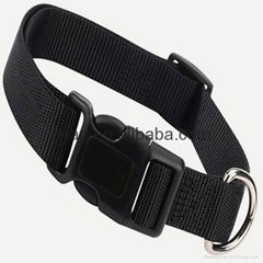 Adjustable Nylon Dog Collar with Plastic Side Release Buckle