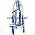 fancy and durable pvc horse bridle and