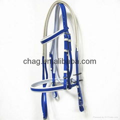 fancy and durable pvc horse bridle and rein