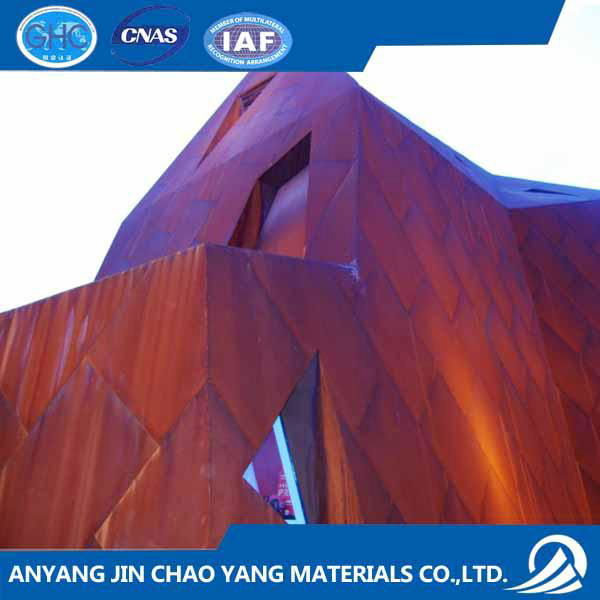 2016 ASME SA588 Grade A Corten Steel Plate factory supplier price 2