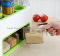 Plastic Knife Rack Seasoning Pot Kitchen Storage 4