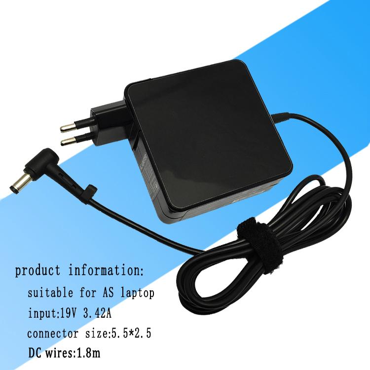 Laptop AC Power Adapter Charger 65w 19v 3.42a for Asus