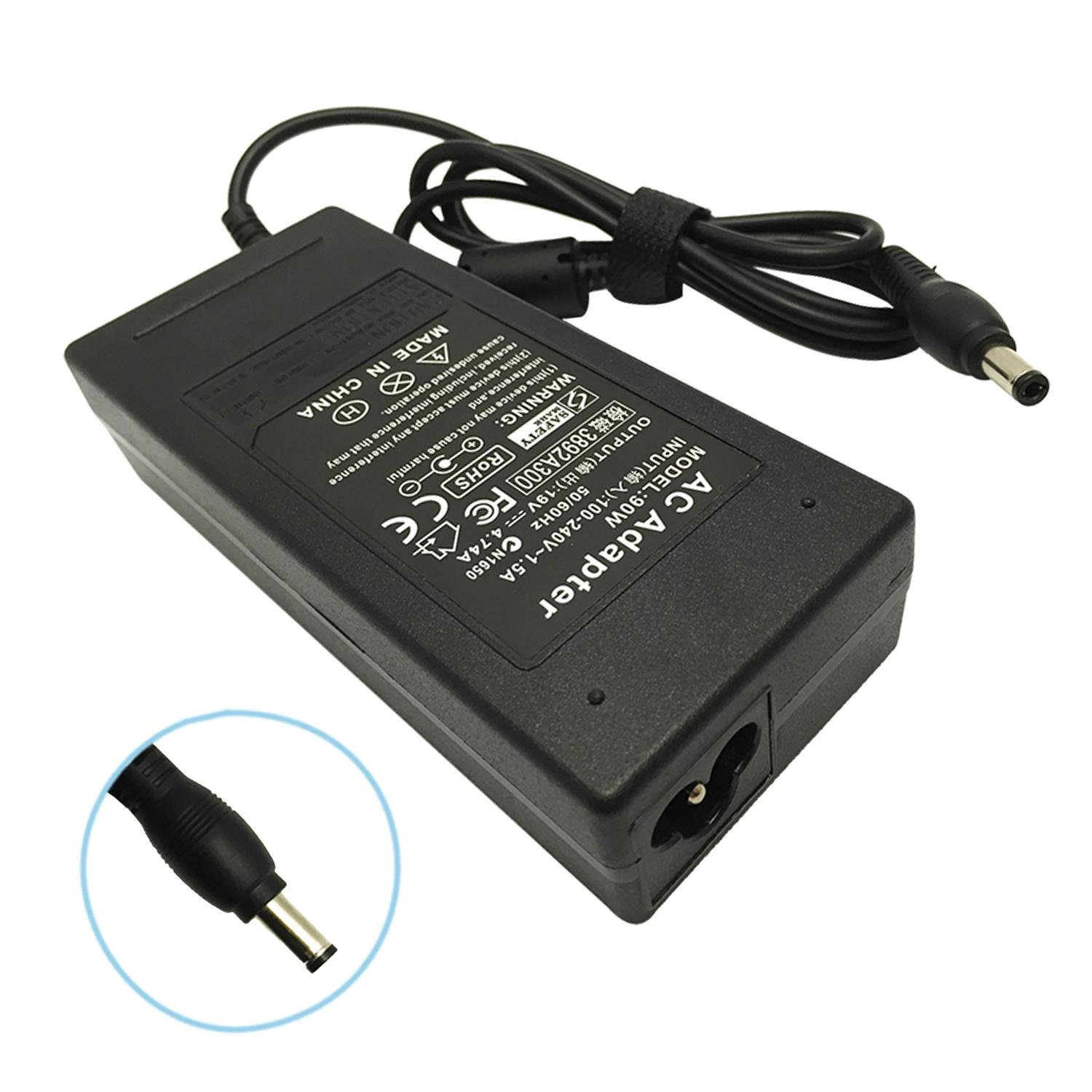 Laptop AC Power Adapter Charger 90w 19v 4.74a for Toshiba 2