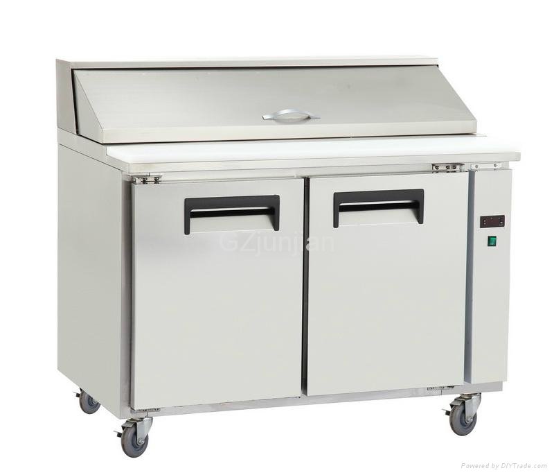 commercial Refrigeration equipment refrigerated sandwich pizza prep table  2