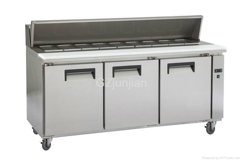 commercial Refrigeration equipment refrigerated sandwich pizza prep table  3