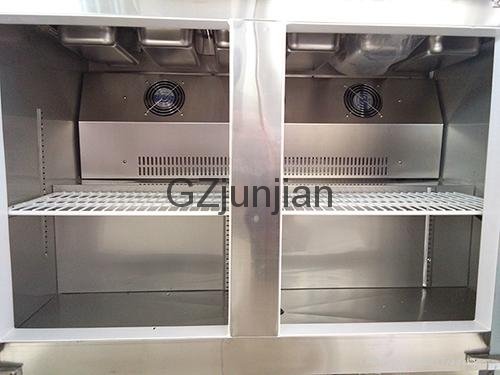 commercial Refrigeration equipment refrigerated sandwich pizza prep table  4