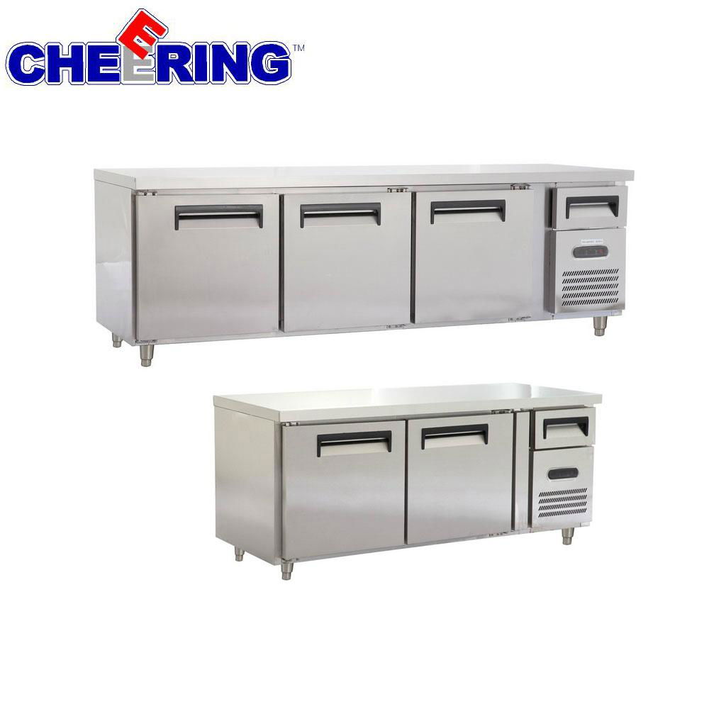 stainless steel refrigeration equipment under counter refrigerator & freezer