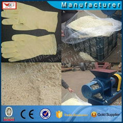 New design latex gloves helix crushing machine rubber recycling machine