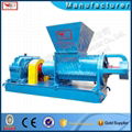 New design latex gloves helix crushing machine rubber recycling machine 3