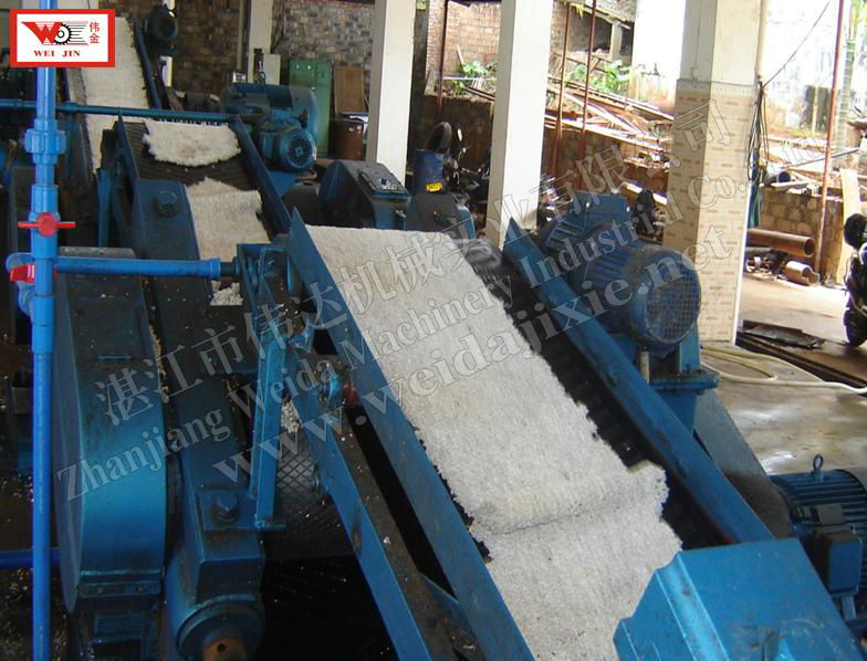 Diesel Engine Rubber Crepe Machine Rubber Sheeting Making Machine 4