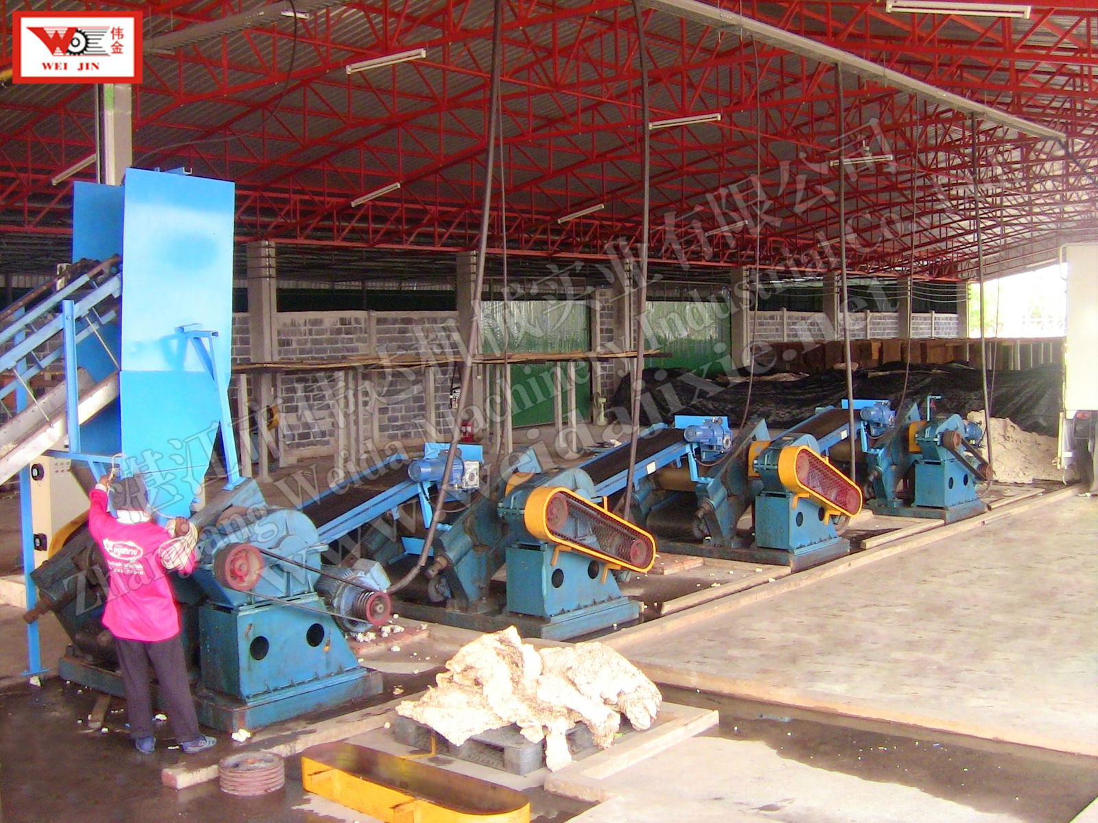 Standard Rubber Processing Diesel Engine Rubber Dewatering Machine 4