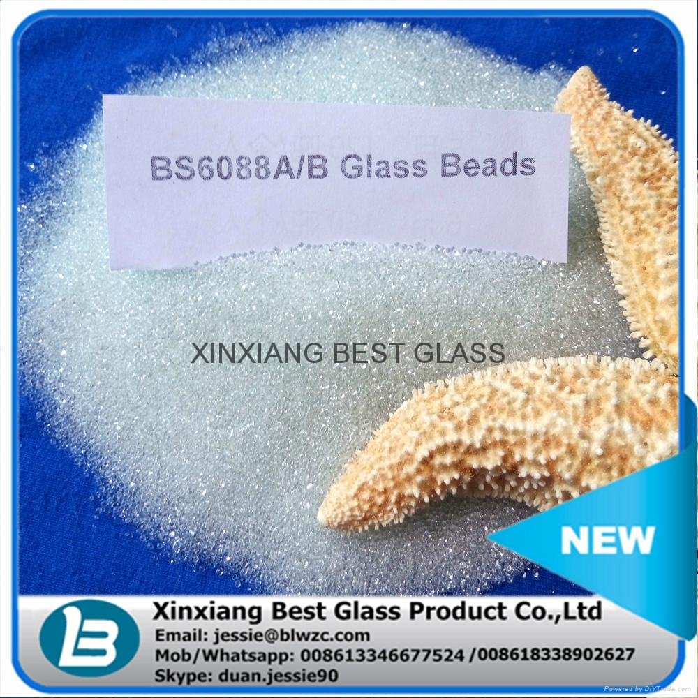 BS6088A premix glass beads for thermoplastic paint 1