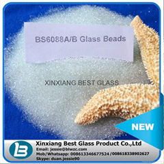 BS6088A premix glass beads for thermoplastic paint