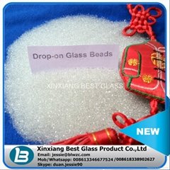 Cheapest reflective BS6088B drop on glass beads for road marking