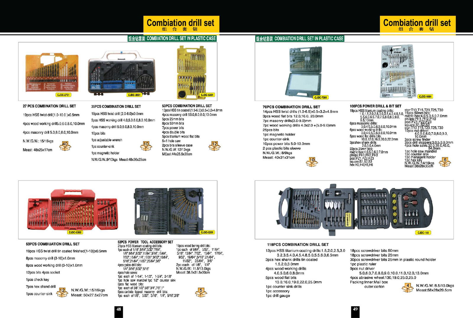 Combiation Drill Set