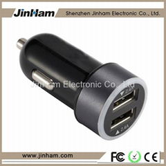 Dual Usb 5V  1aA 2.1A 2.4A 3.4A Dual 2 Port USB Car Charger for mobile Phone