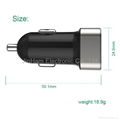 Dual Usb 5V 2.4A Dual 2 Port USB Car Charger for mobile Phone