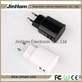 Smart Cell Phone 3.4A Europe Dual USB Mobile Phone Power Adapter