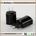 Smart Cell Phone 3.4A Europe Dual USB Mobile Phone Power Adapter 5
