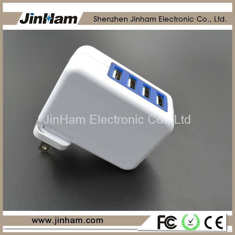 Multiple USB Charger for Mobile Phone, iPad 5