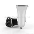 2015 mobile phone accessory 3.4A dual usb car charger mobile phone charger for s 3