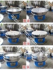 Rotary vibrating sieve for flour powder