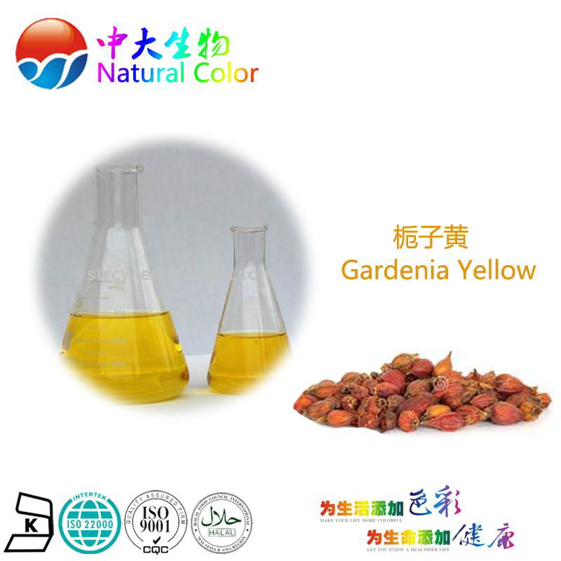 natural food color gardenia yellow pigment supplier 3