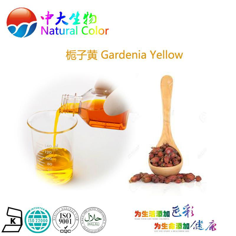 natural food color gardenia yellow pigment supplier 5
