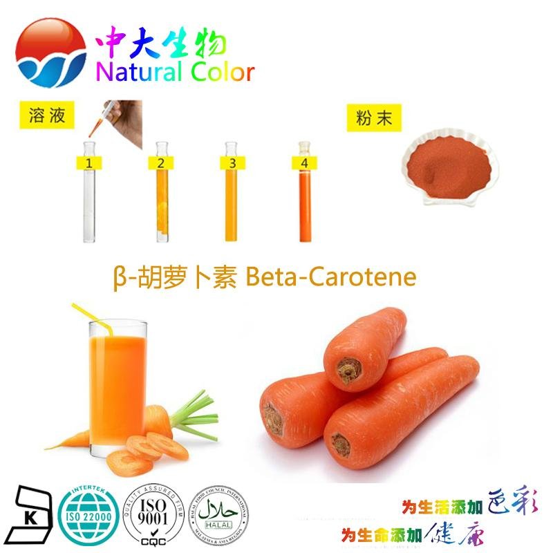 natural food color beta-carotene pigment supplier(powder/liquid) 2