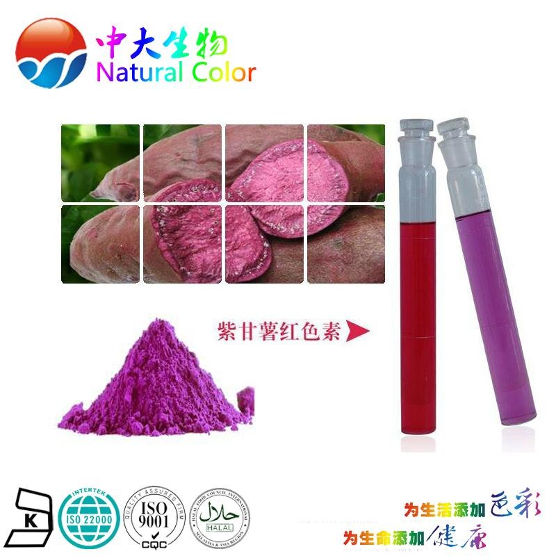 natural food colour/color purple sweet potato red pigment supplier/manufacturer 4