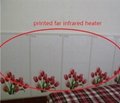 1200W Printed infrared panel heater far infrared heating panel electric heater p