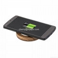 CYSPO T300-C Wood Case Wireless Charging Pad 3