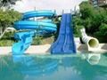 .Water Amusement Park Equipment Rainbow Slide Different Kind Colorful Slide 