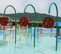 浩隆水上乐园产品卡通喷水产品水车轮喷水游乐园产品