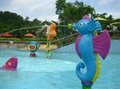 广州浩隆水上乐园设备喷水器海马喷水