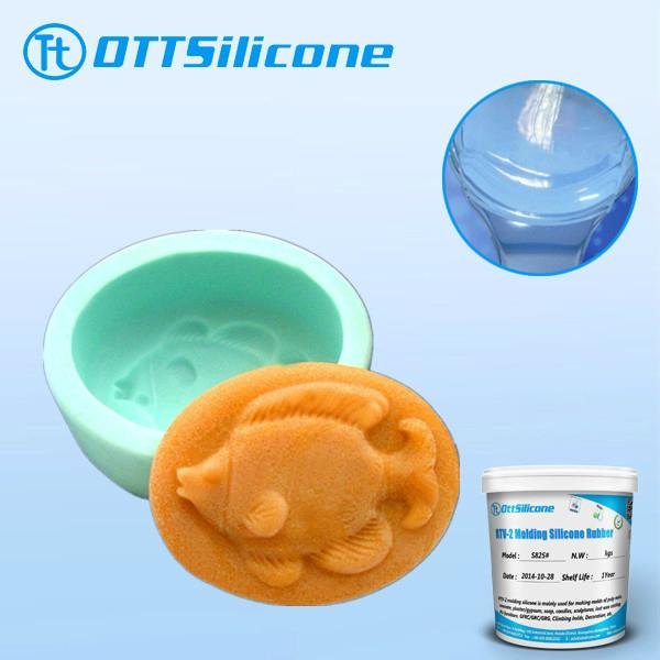 RTV-2 room temperature silicone rubber for soaps mold 2