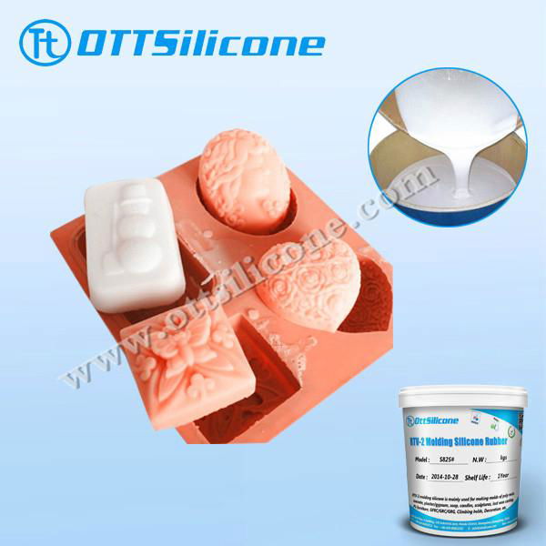 RTV-2 room temperature silicone rubber for soaps mold