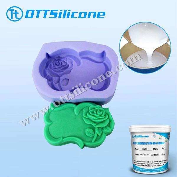 RTV-2 room temperature silicone rubber for soaps mold 4