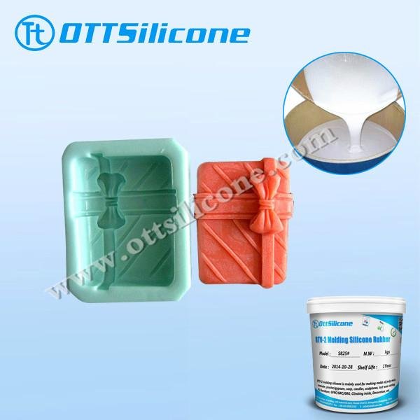 RTV-2 room temperature silicone rubber for soaps mold 5