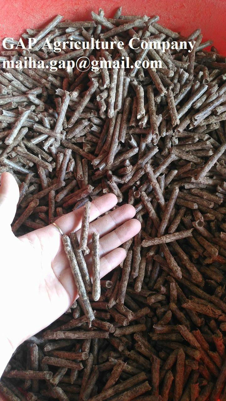 Rubber Wood Pellets Stick 6mm in Vietnam Cheap Price For Power Plant