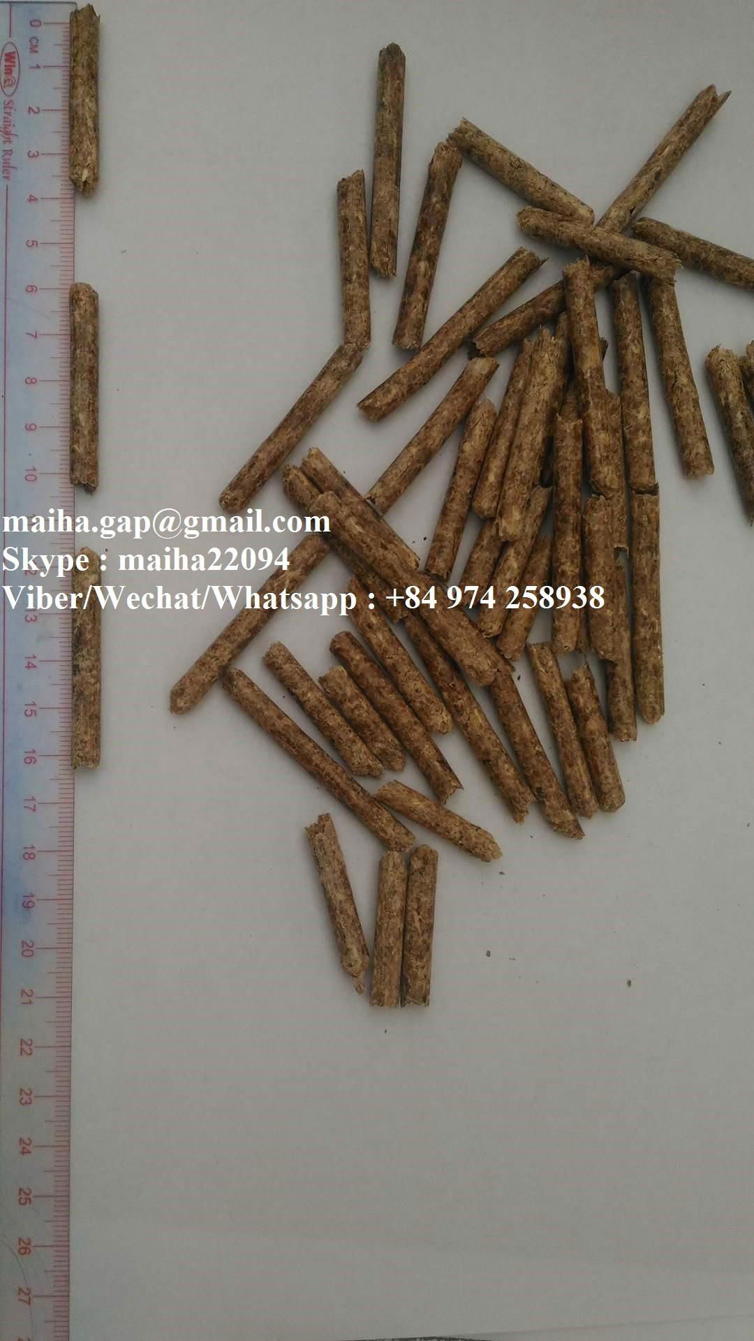 Rubber Wood Pellets Stick 6mm in Vietnam Cheap Price For Power Plant 2