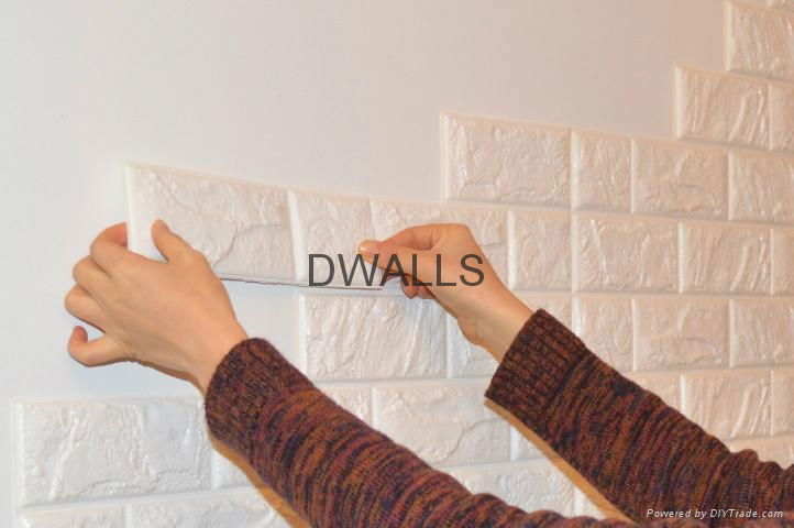 All-match room 3D self-adhesive waterproof imitation brick wall lines 2