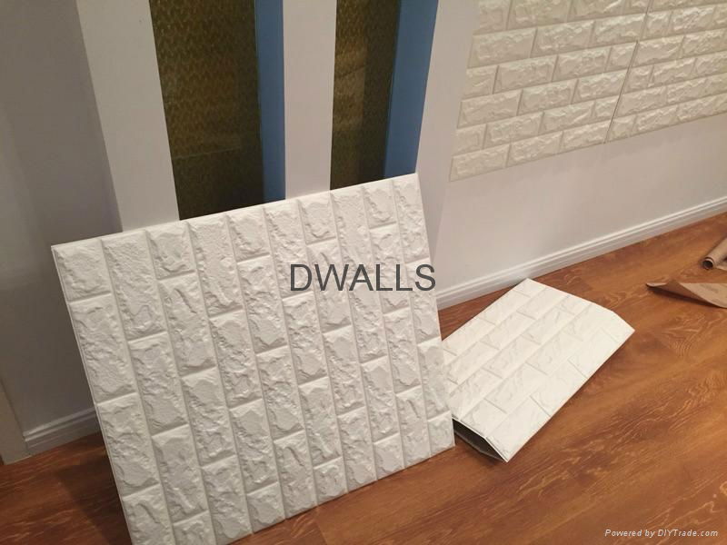 All-match room 3D self-adhesive waterproof imitation brick wall lines 4