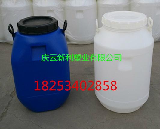 螺旋口塑料桶50公斤食品桶圓形