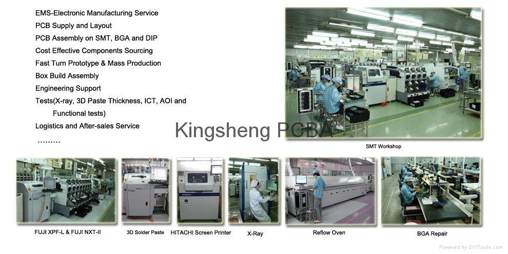 One stop PCB assembly service SMT DIP BGA components procurement  2