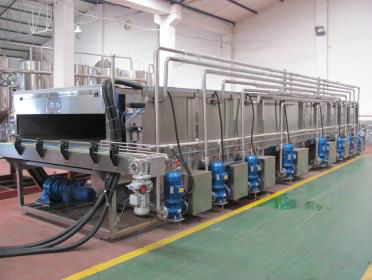 Beer Tunnel pasteurizer