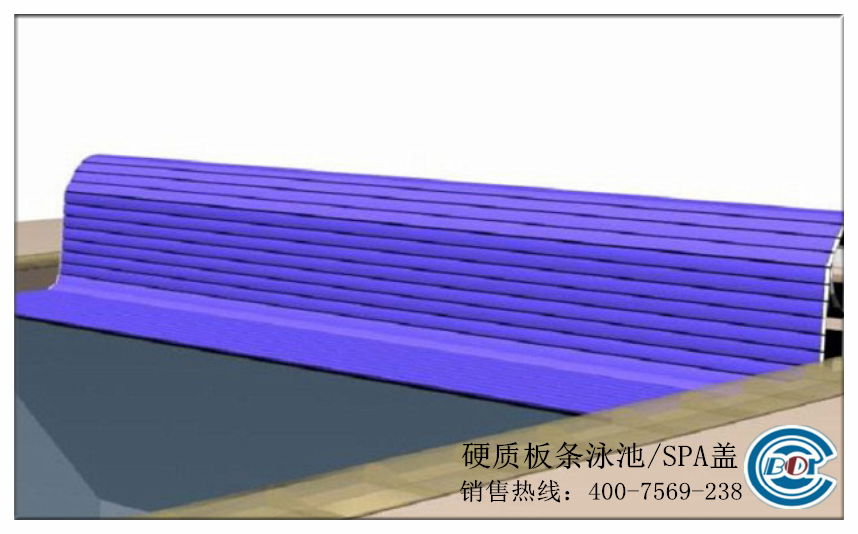 电动室外泳池盖 3