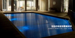 Transparent cover for swimming pool