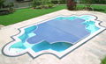 Shaped swimming pool cover